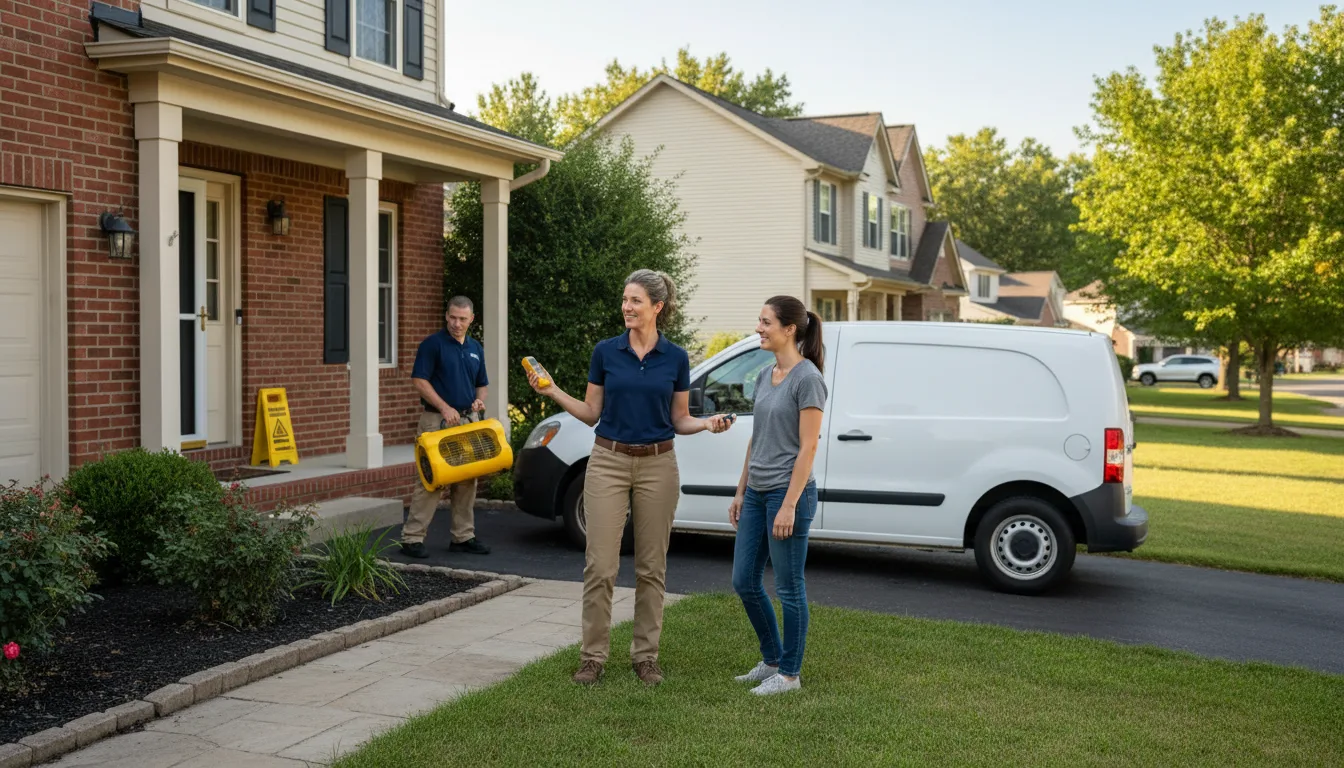 Water restoration image for Water Damage & Restoration Services in Jonancy, KY